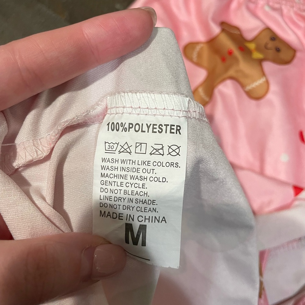 Pink Gingerbread Pajama Set - Picture 5 of 5